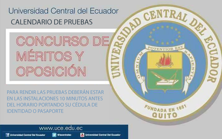 Pruebas Concurso de Méritos y Oposición 2017