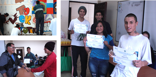Concluyó el taller Arte urbano, graffiti y muralismo