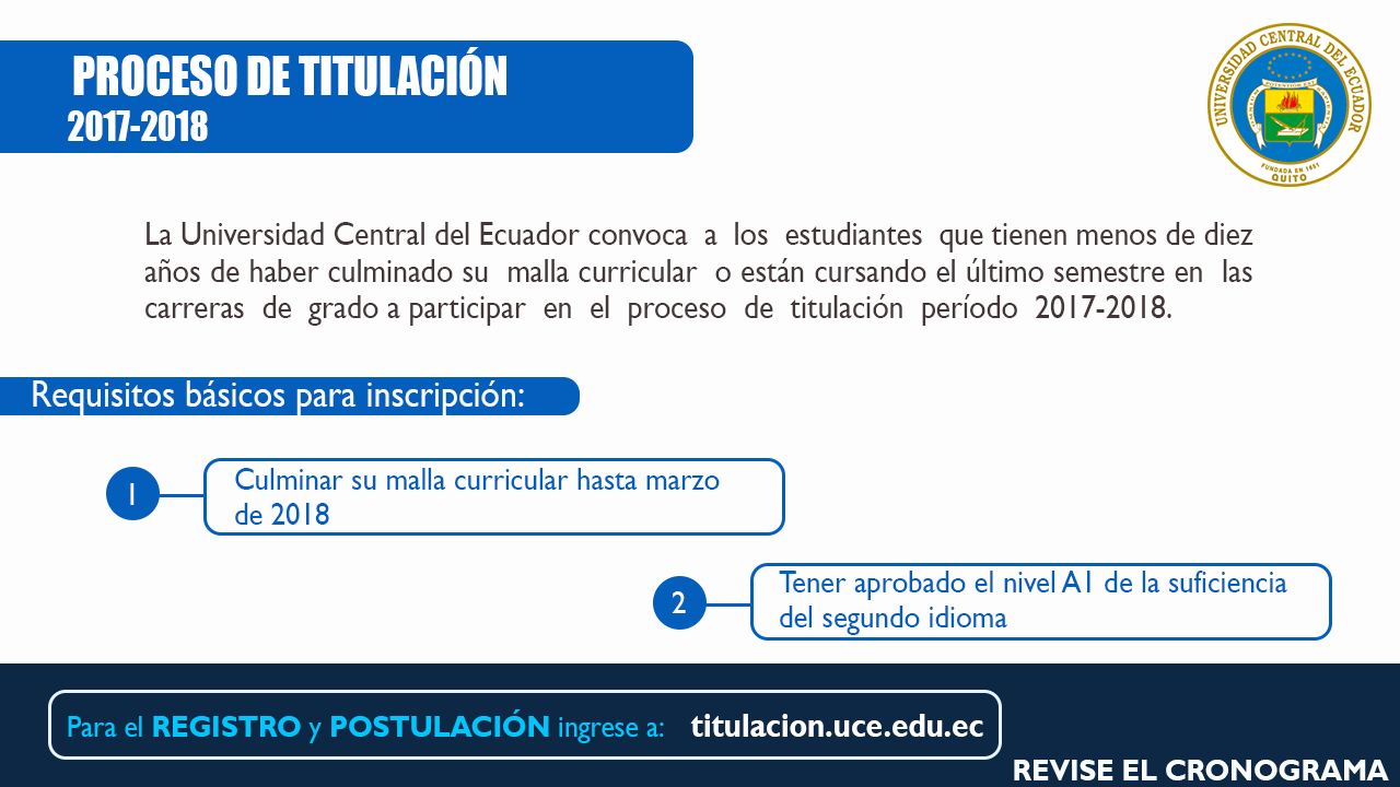 Proceso de Titulación 2017-2018